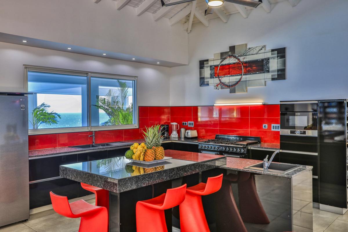 Location villa 9 chambres Tamarind Hill Saint Martin-cuisine-15